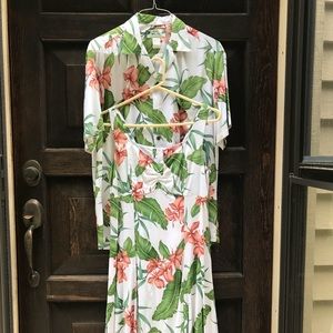 Hawaiian shirt and dress — matching men’s/woman’s